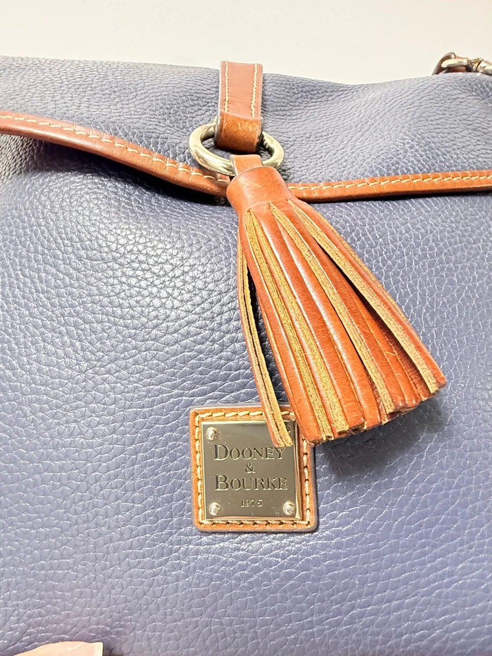 Dooney & Bourke pebbled navy